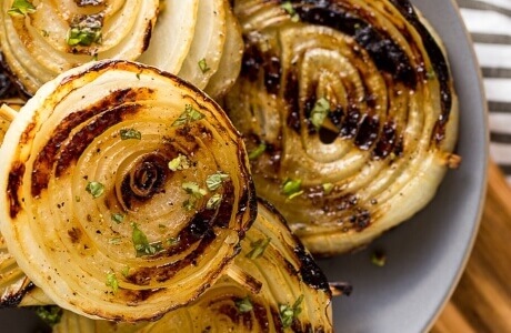 Onions grilled nutritional information