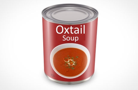 Oxtail soup - canned nutritional information