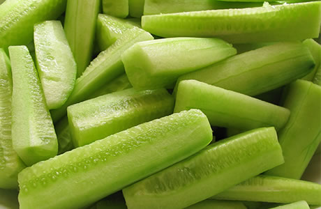 Peeled cucumber nutritional information