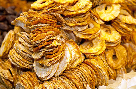 Pineapple - dried nutritional information