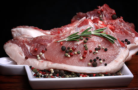Pork chops spare rib - boneless nutritional information