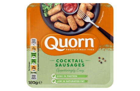 Quorn mini cocktail sausages nutritional information