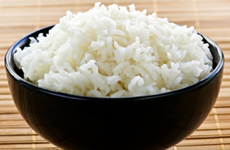 Rice cooked - white long grain nutritional information