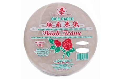 Rice paper - spring roll wrappers nutritional information
