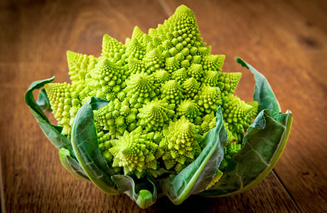 Romanesco (green) cauliflower nutritional information