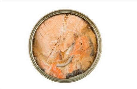 Salmon red - tinned w/bones nutritional information