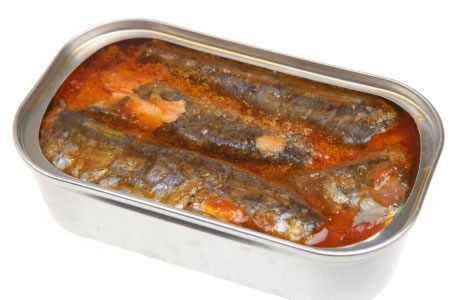 Sardines - tinned in tomato sauce nutritional information