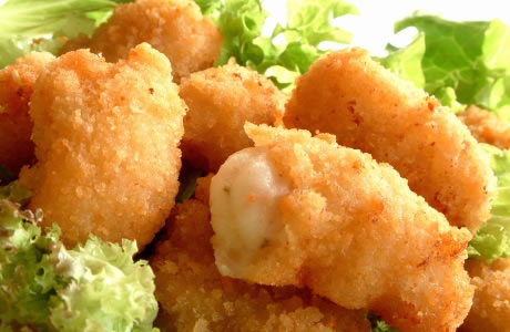 Scampi - takeaway nutritional information