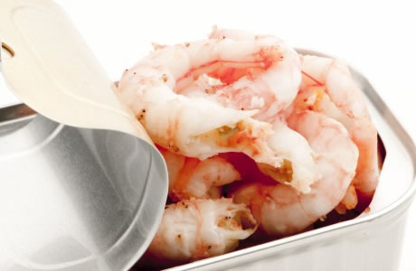 Shrimps - tinned nutritional information