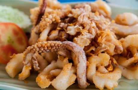 Squid - calamari nutritional information