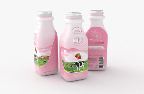 Strawberry & banana flvr milk nutritional information