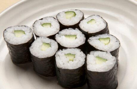 Sushi - vegetable - takeaway nutritional information