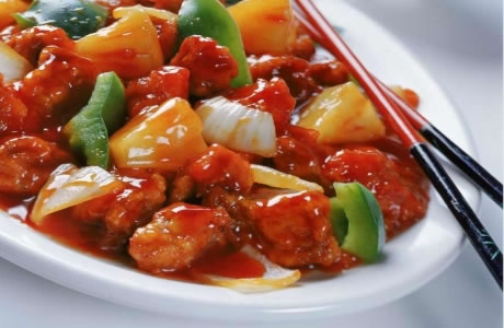 Sweet and sour chicken - takeaway nutritional information