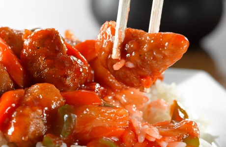 Sweet and sour pork -takeaway nutritional information