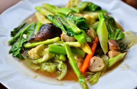 Thai vegetable stir fry - takeaway nutritional information