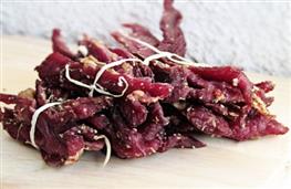 Beef jerky - biltong nutritional information