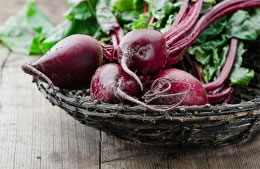 Fresh beetroot  nutritional information