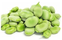 100g frozen broad beans nutritional information