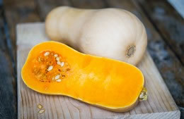 400g butternut squash, peeled and cut into 2cm (prepared weight) nutritional information