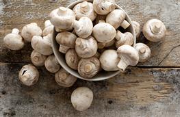 100g button mushrooms nutritional information