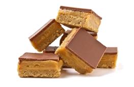 Caramel chocolate shortbread - retail nutritional information