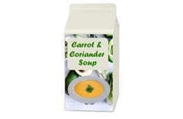 Carrot and coriander soup - carton nutritional information