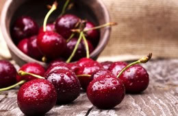 Handful/30g cherries nutritional information