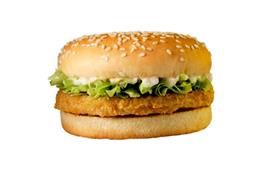 Chicken burger - takeaway nutritional information