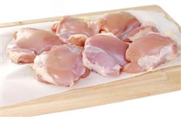 Chicken leg and thigh w/o skin or bone nutritional information