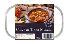 Chicken tikka masala - ready meal - 350g nutritional information