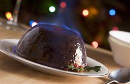 Christmas pudding - retail nutritional information
