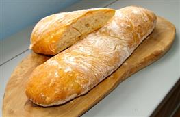 1 medium ciabatta bread (240g) nutritional information