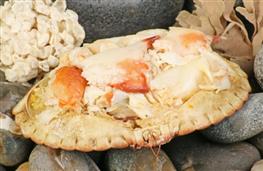 220g fresh crab meat, brown and white nutritional information