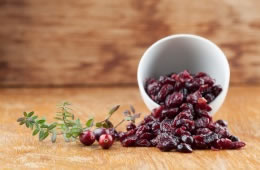 Cranberries - dried nutritional information