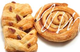 Danish pastries - retail nutritional information