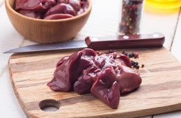 500g duck livers, cleaned nutritional information