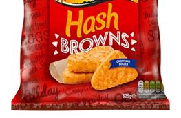 Hash browns - retail nutritional information