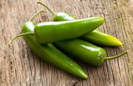 Jalapeno chilli peppers - fresh nutritional information