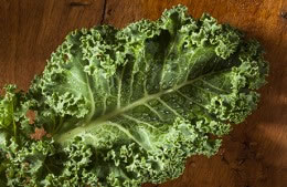 300g/10½oz kale, stems trimmed off and shredded nutritional information