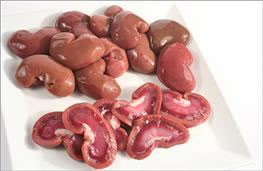 250g lambs kidneys, chopped into small pieces nutritional information