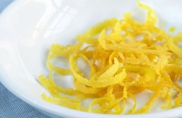 grated zest of 1 lemon nutritional information