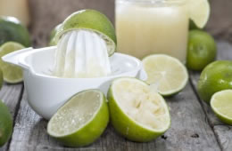 Juice and zest of 1 lime nutritional information