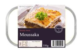Moussaka - ready meal - 350g nutritional information