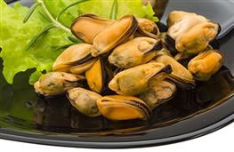 Mussels raw meat only nutritional information