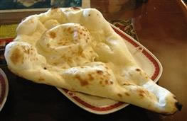 Naan bread - takeaway nutritional information