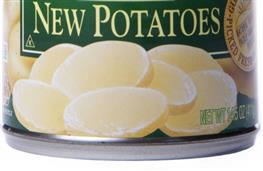 New potatoes - tinned nutritional information