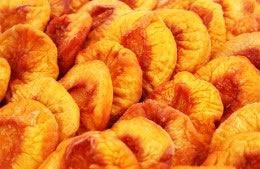 Peaches - dried nutritional information