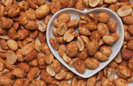 50g dry roasted peanuts, roughly chopped nutritional information