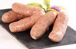 265g/4 pork sausages nutritional information