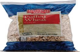 Puffed wheat cereal - unfortified nutritional information